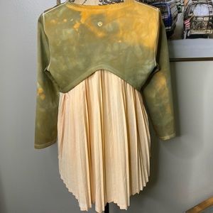 Hand-Dyed Lululemon Pleat On Long Sleeve